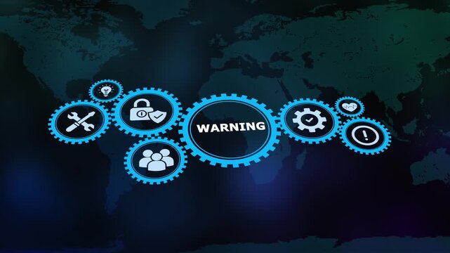 Global corporate warning system for critical issues, safety process management, and risk identification