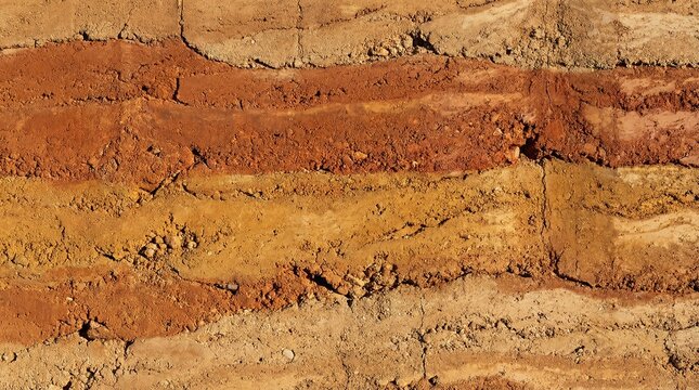 Layered Rammed Earth Wall Sustainable Architecture