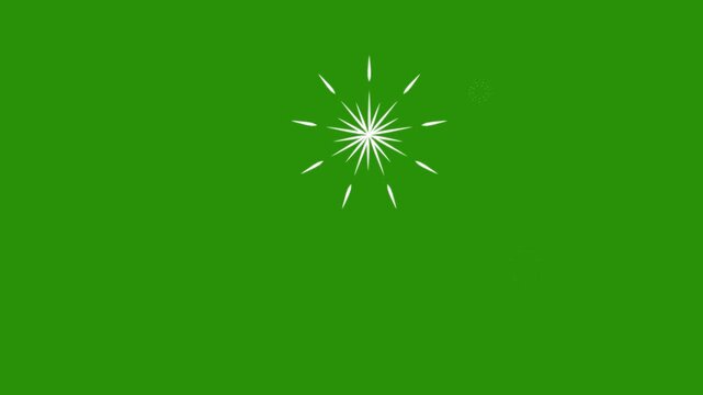 Circle burst animation, line blast explosion motion graphics, fireworks flat vector doodle style pop upcircle burst motion graphics in After Effects, Circle burst on green screen background. 4k video