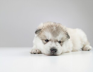 Fototapeta premium ふわふわの子犬