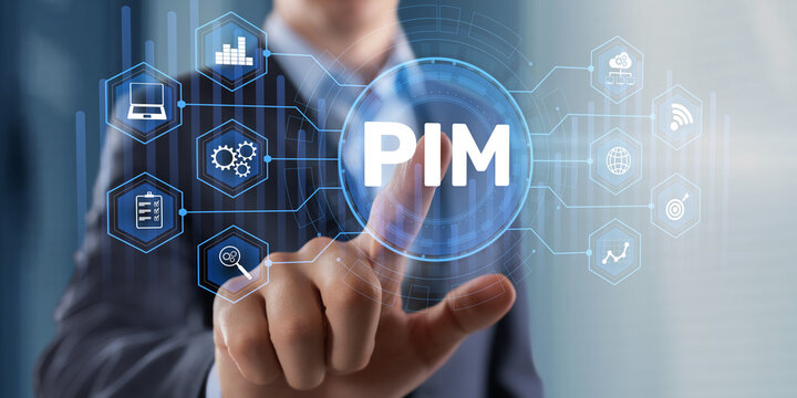 PIM Product Information Management governance with product data compliance and digital catalog analytics interface for enterprise control