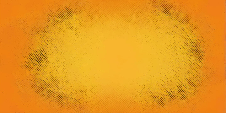 Vintage abstract grunge background featuring orange and gold liquid textures with bubbles and circular patterns resembling cold beer foam and macro glass art