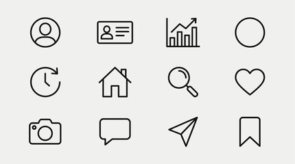 Fototapeta premium set of icons for web