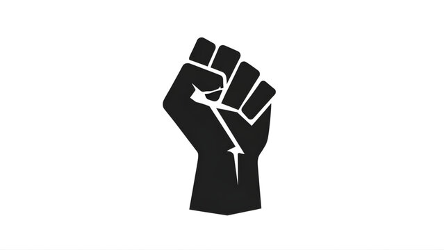 Raised Fist Protest Icon