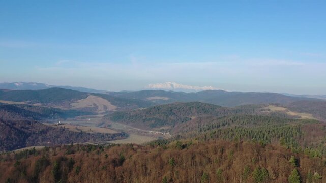 Dolina Popradu, Małopolska, Poland.
