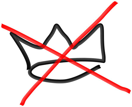 No Master No King - Anarchy Symbol