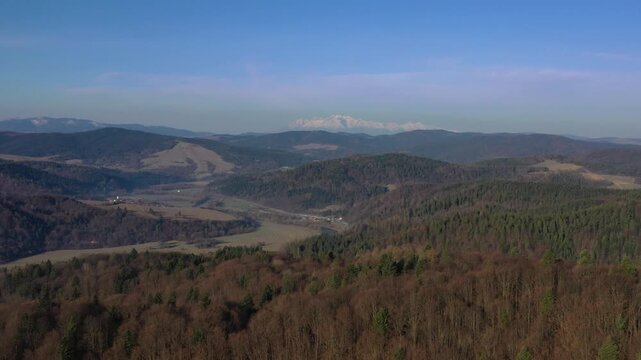 Dolina Popradu, Małopolska, Poland.