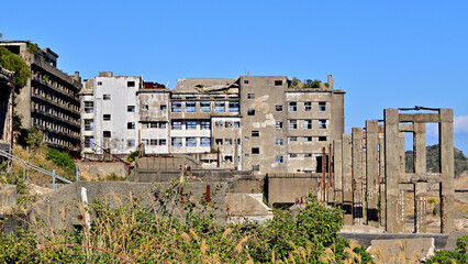 端島（軍艦島）施設跡  © 浩明 佐藤