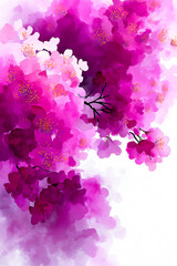 Fototapeta premium Abstract Watercolor Background Illustration