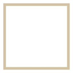 Obraz premium Minimal Beige Double Border Rectangular Frame Isolated on Transparent Background PNG