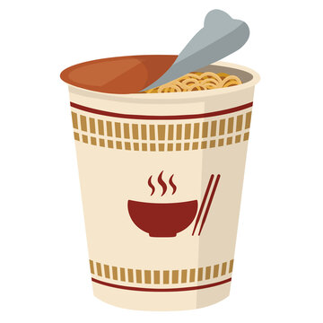 Cup Noodles Illustration