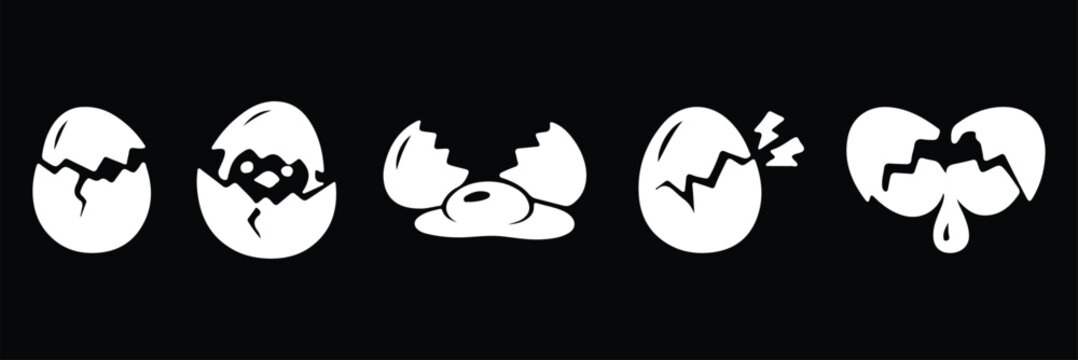 Art & Illustrationeaster egg, cracked egg, broken egg, eggshell, eggshell icon, cracked eggshell, broken eggshell, egg break, egg cracking, egg shell, easter icon, easter vector, easter illustration, 