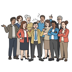 Obraz premium Angry Business People Arguing in Meeting, Conflict and Disagreement Concept