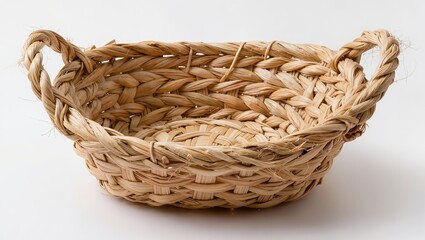Obraz premium Handwoven Straw Basket