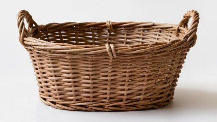 Fototapeta premium Rustic Handwoven Wicker Basket