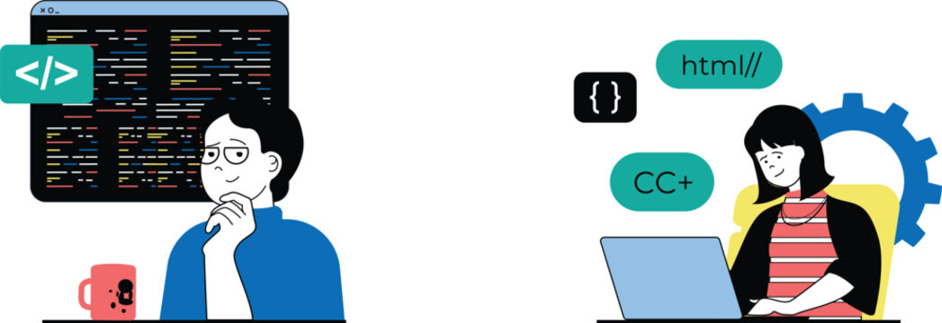 Collaborative programming between a developer and a software engineer
