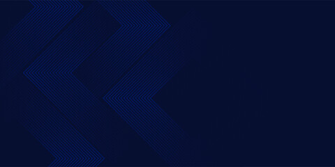 Obraz premium Futuristic blue glowing lines on dark abstract tech background