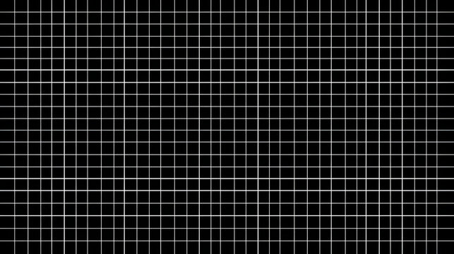 Grid pattern blueprint on black paper background, graph white notebook. Millimeter paper with architect gird and white tech dot. Drawing grid with map checker paper, vector illustration. Stock Vector