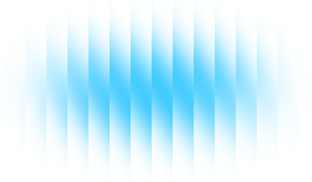 Abstract fractal glass gradient isolated on transparent background, Cool blue glass effect, futuristic geometric ribbed glass. Glass gradient texture for overlay, covering and creative design, PNG