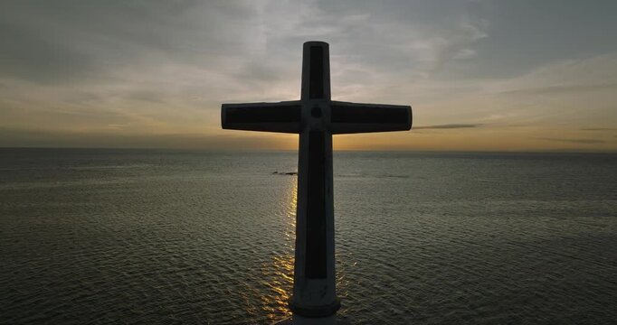 Cemetery under the sea, the Sunken Cemetery in Camiguin Island. Philippines.