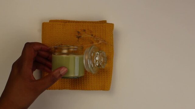 Herbal Moringa Hair Butter Close-Up Shot