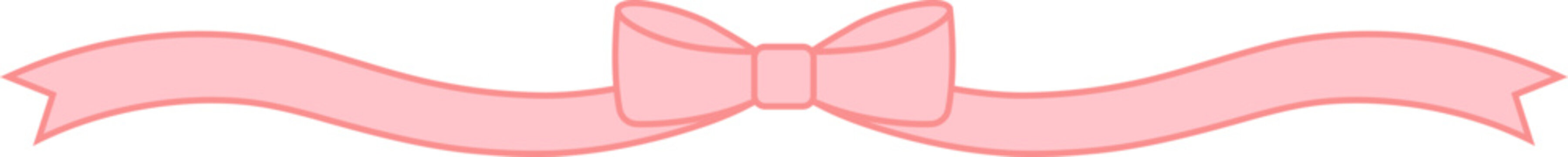 분홍 리본 장식