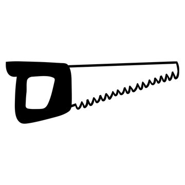 handsaw icon illustration