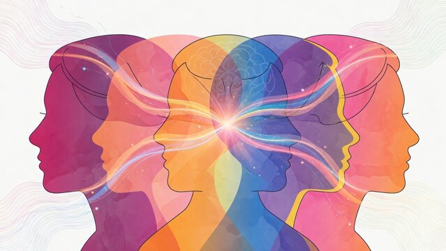 Connessione mentale ed empatia tra profili umani sovrapposti