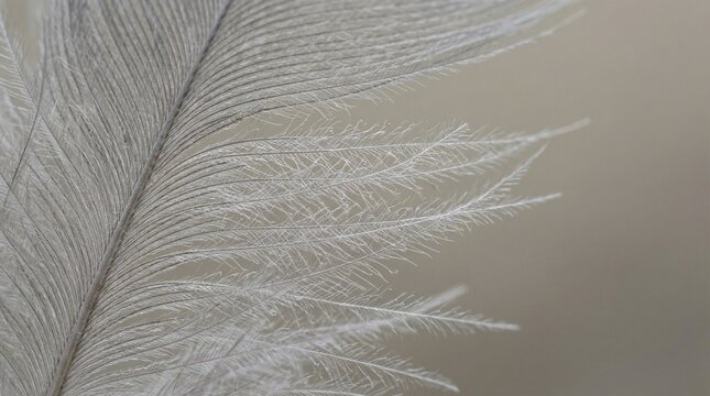 Macro feather fiber structure soft texture detail