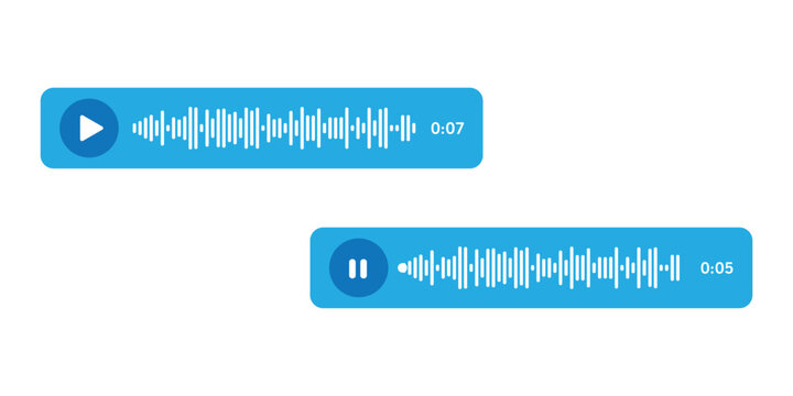Audio Message Chat UI, Voice Note Waveform Player, Messaging App Sound Recorder Interface, DJ Music, Music Wave, Sound Radio Form, Voice Signal, Audio Wave, Music Player, Video Editor.