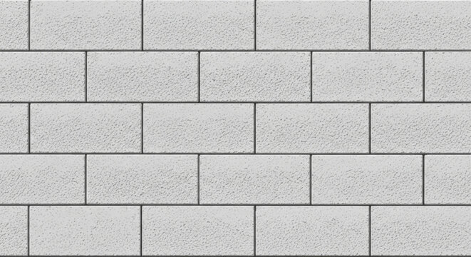 Seamless Modern Light Gray Textured Block Wall Background