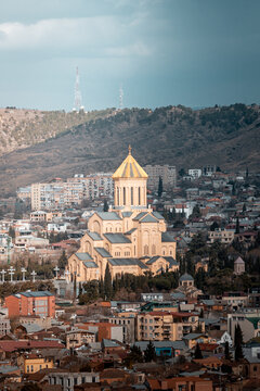 view of the old city of Tbilisi