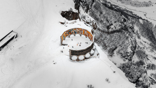 friendship momument in Gudauri