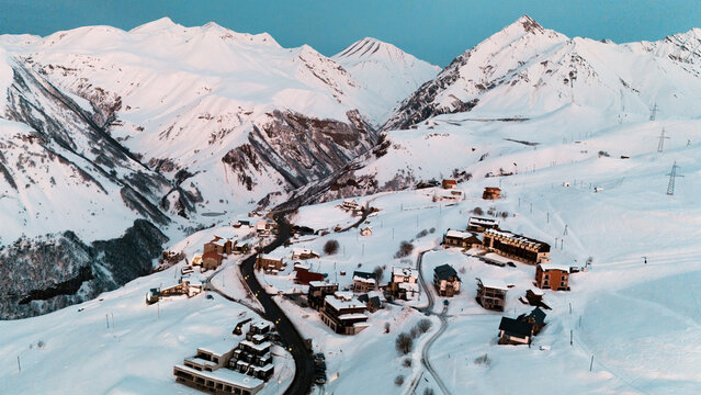 Gudauri skiing resort