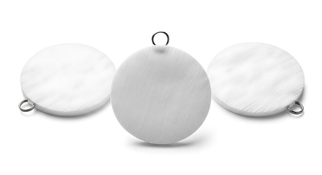 Three white oval cabochon stones with bails for jewelry making