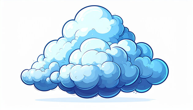 A stylized vapor cloud with layered puffy shapes floats in the air.
