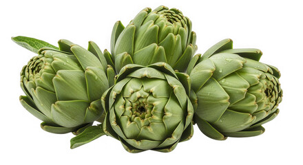 Obraz premium artichoke isolated on transparent background