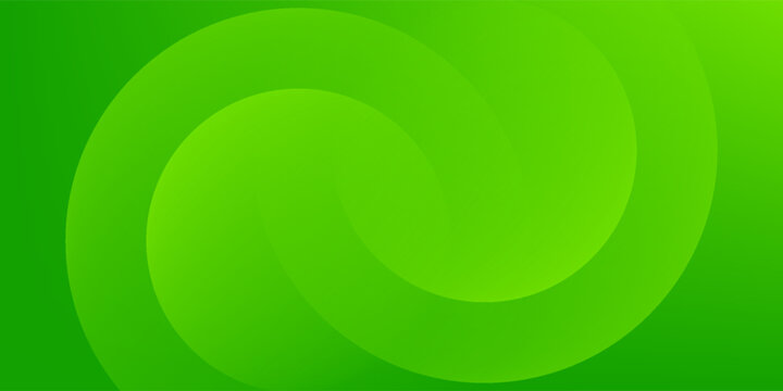 Abstract green background with circles. Dynamic shapes composition. Eps10 vector