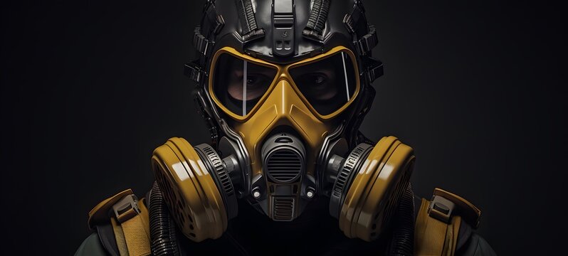 Bane Respirator Masker humanidad full body,generative AI