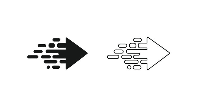 Arrow Pointing Right Transformation Change Vector