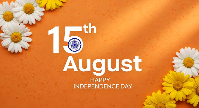 Celebrating india's 77th independence day on 15 august a patriotic floral tribute to freedom and national pride