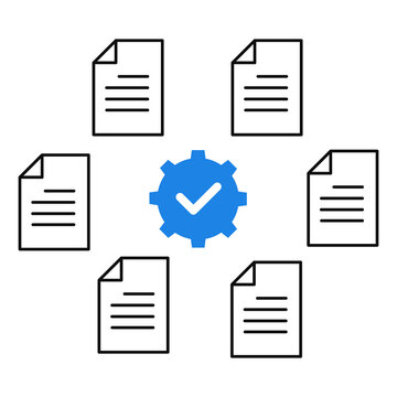 Framework implementation Icon. Structure, Setup, System Symbol. Illustration for Implementation Concept. Transparent PNG