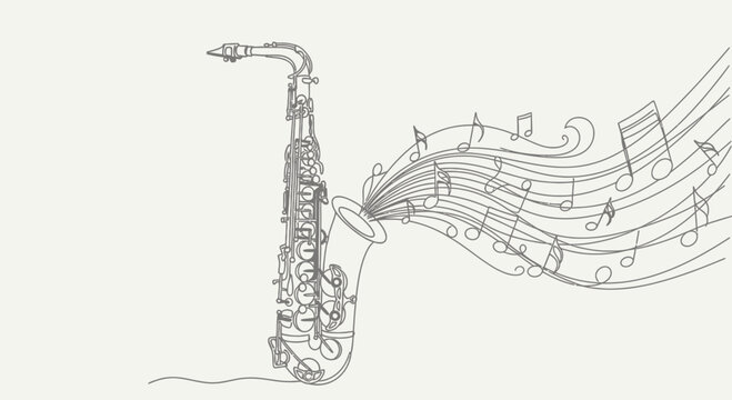 Saxophone Instrument Music Jazz Funky Sound.