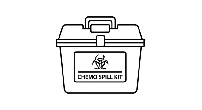 Chemo Spill Kit with Biohazard Symbol - Medical Emergency Preparedness