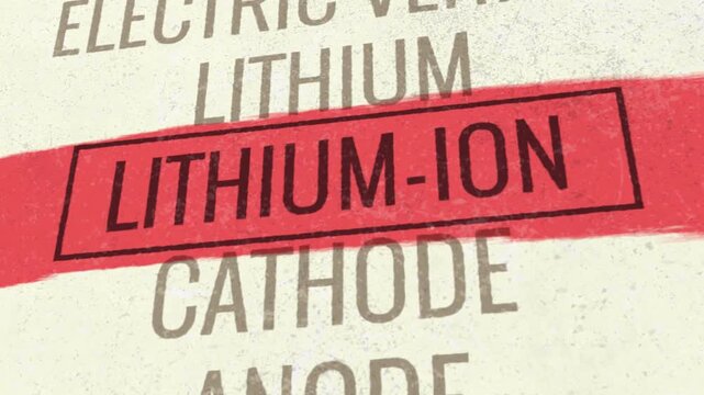 Lithium-ion 3D Scrolling Title Animation