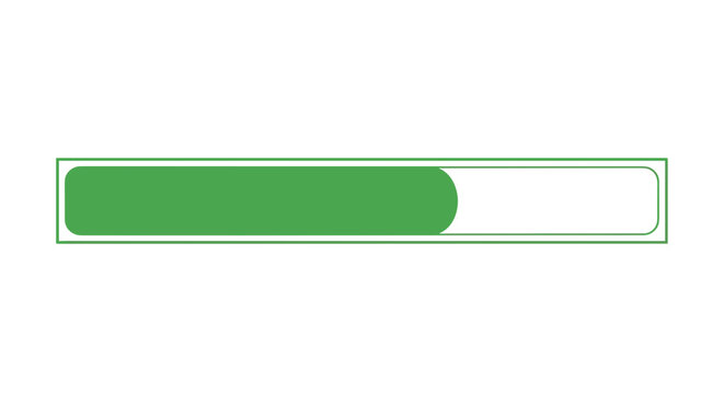 Green Progress Bar Loading.