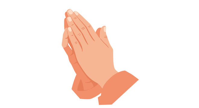 Hands in Prayer Position.