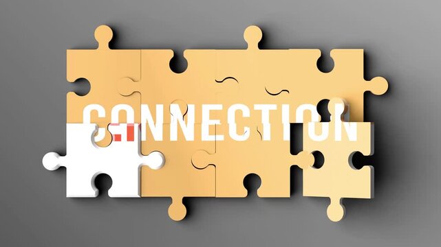 Empathy and connection cause and effect relationship - when many parts of a Empathy puzzle come together, they create Connection at the same time.
