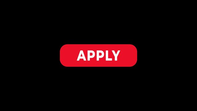Click on apply button concept. Motion graphics of apply button idea. 