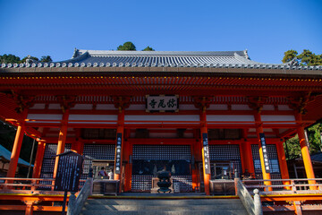 Fototapeta premium Katsuoji Temple / The Temple of Winning Luck in Kyoto, Japan 